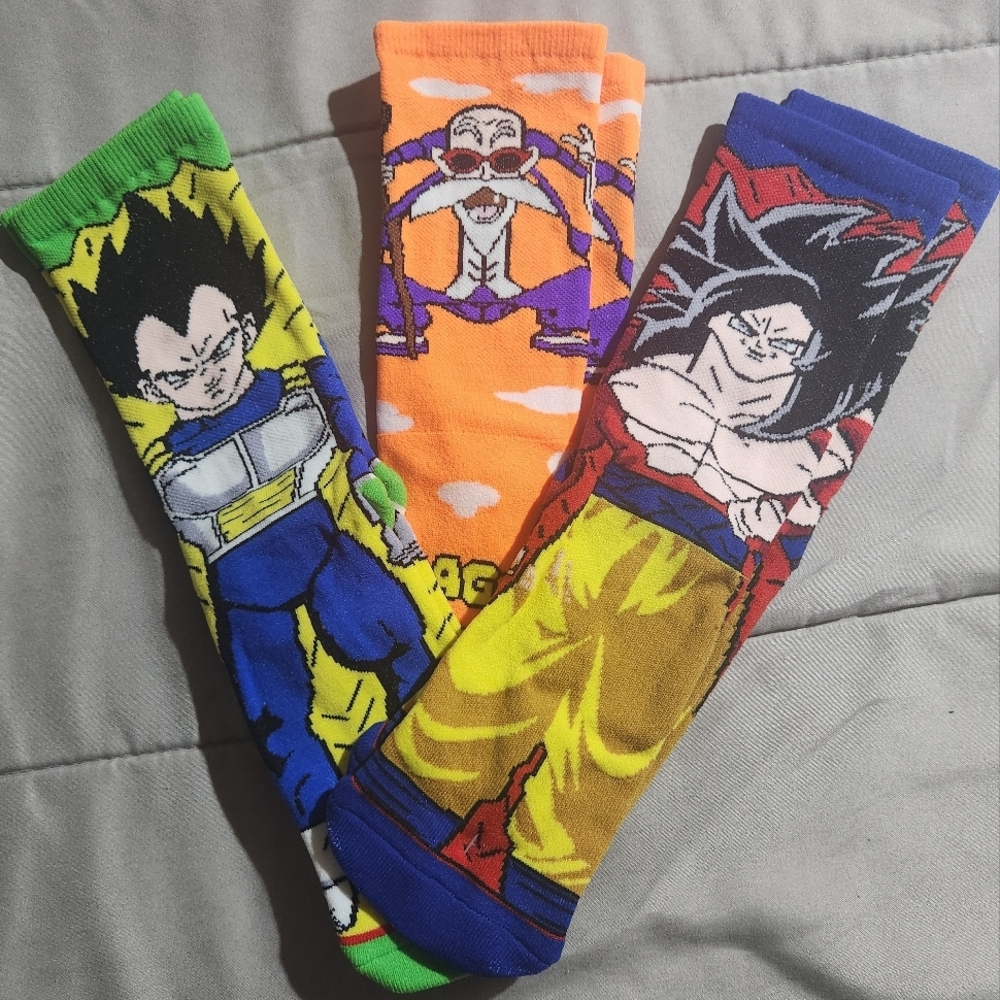 Dragon Ball Z Character Socks - Multicolor
